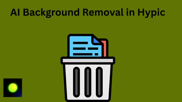 AI background removal test using Hypic app in 2025.