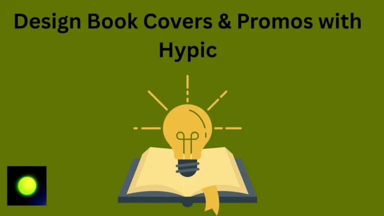 Creative concept for writers using Hypic App for Book Authors