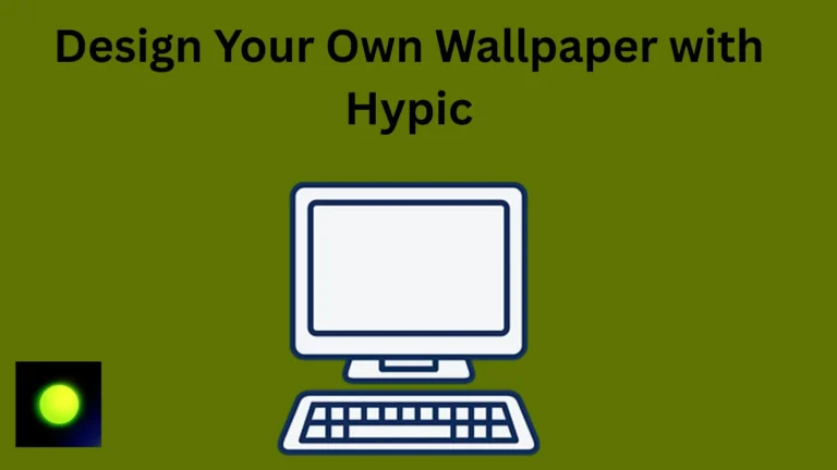 A computer on screen symbolizing Custom Wallpapers with Hypic App, highlighting creativity and digital personalization.